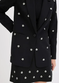 bonprix Bekleidung·Basics|Blazer^Oversize-Blazer schwarz