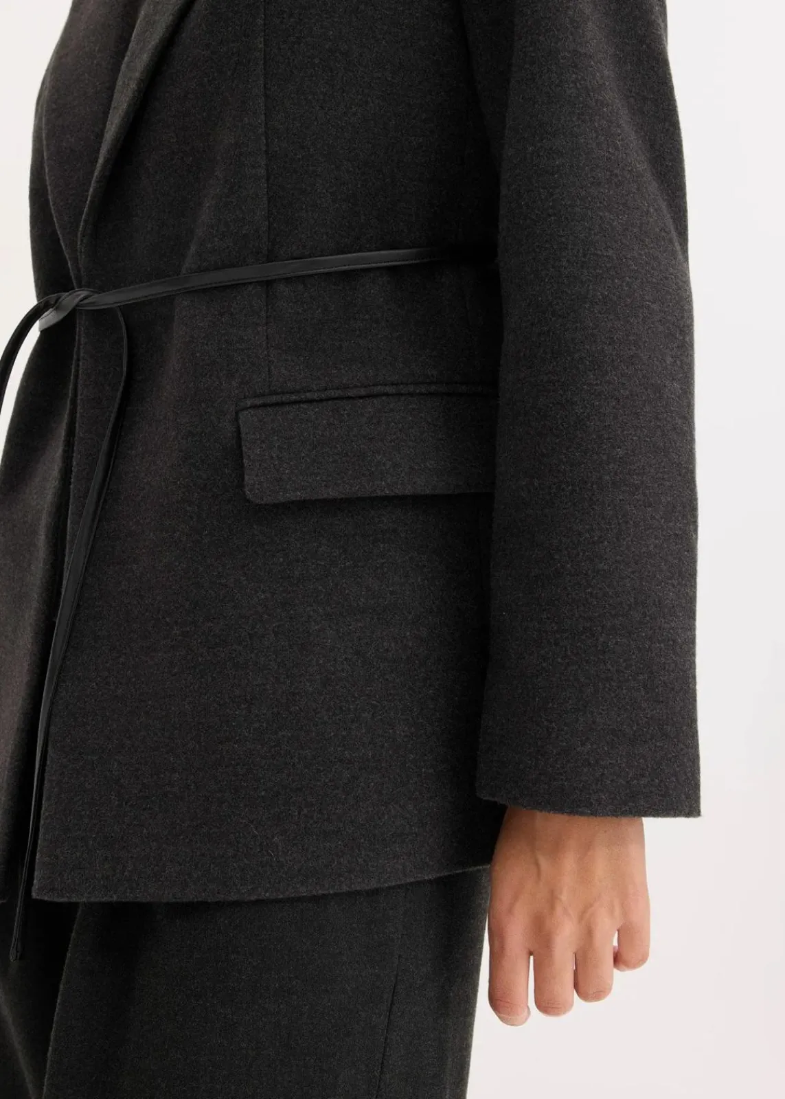 bonprix Bekleidung·Basics|Blazer^Oversize-Blazer anthrazit meliert