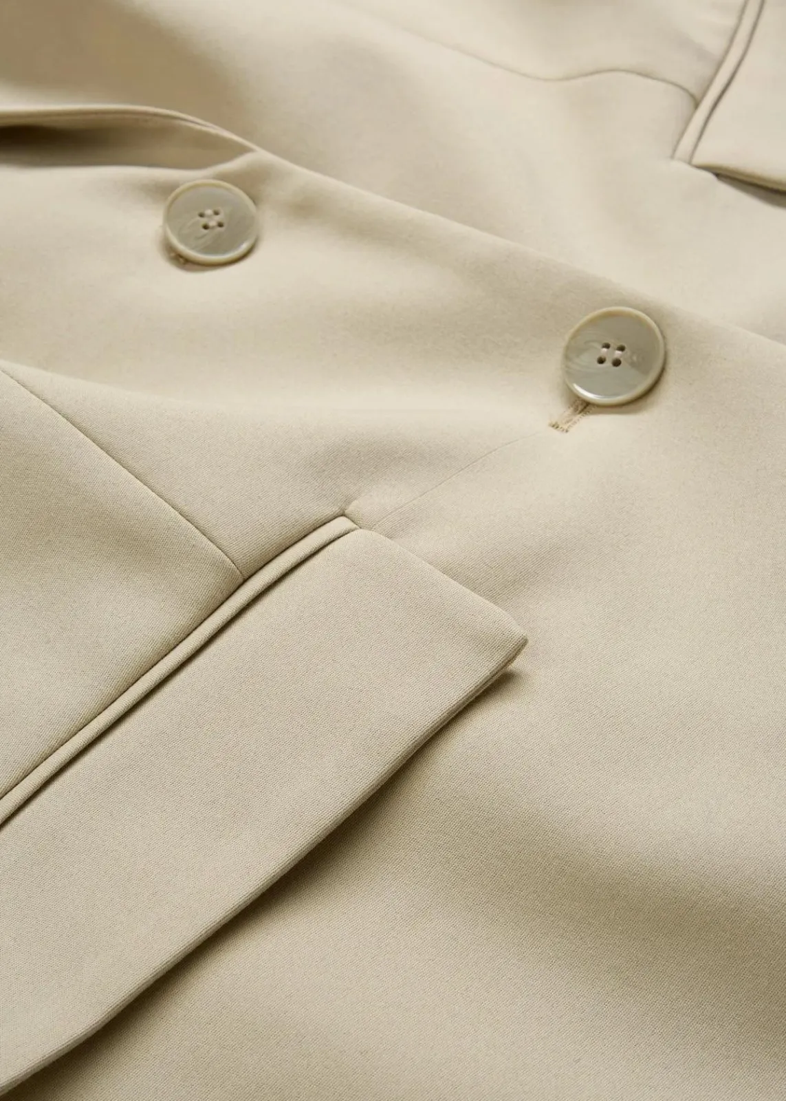 bonprix Blazer^Oversize-Blazer mit leichten Schulterpolstern rauchkhaki