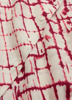 bonprix Bekleidung·Jacken & Mäntel|Blusen & Tuniken^Oversized Bluse violett/natur batik