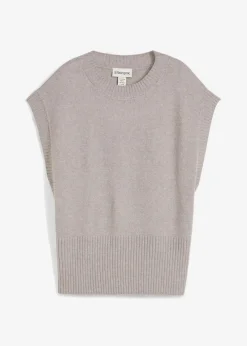 bonprix Bekleidung·Umstandsmode|Bekleidung·Jeans^Oversized Pullunder hellgrau meliert
