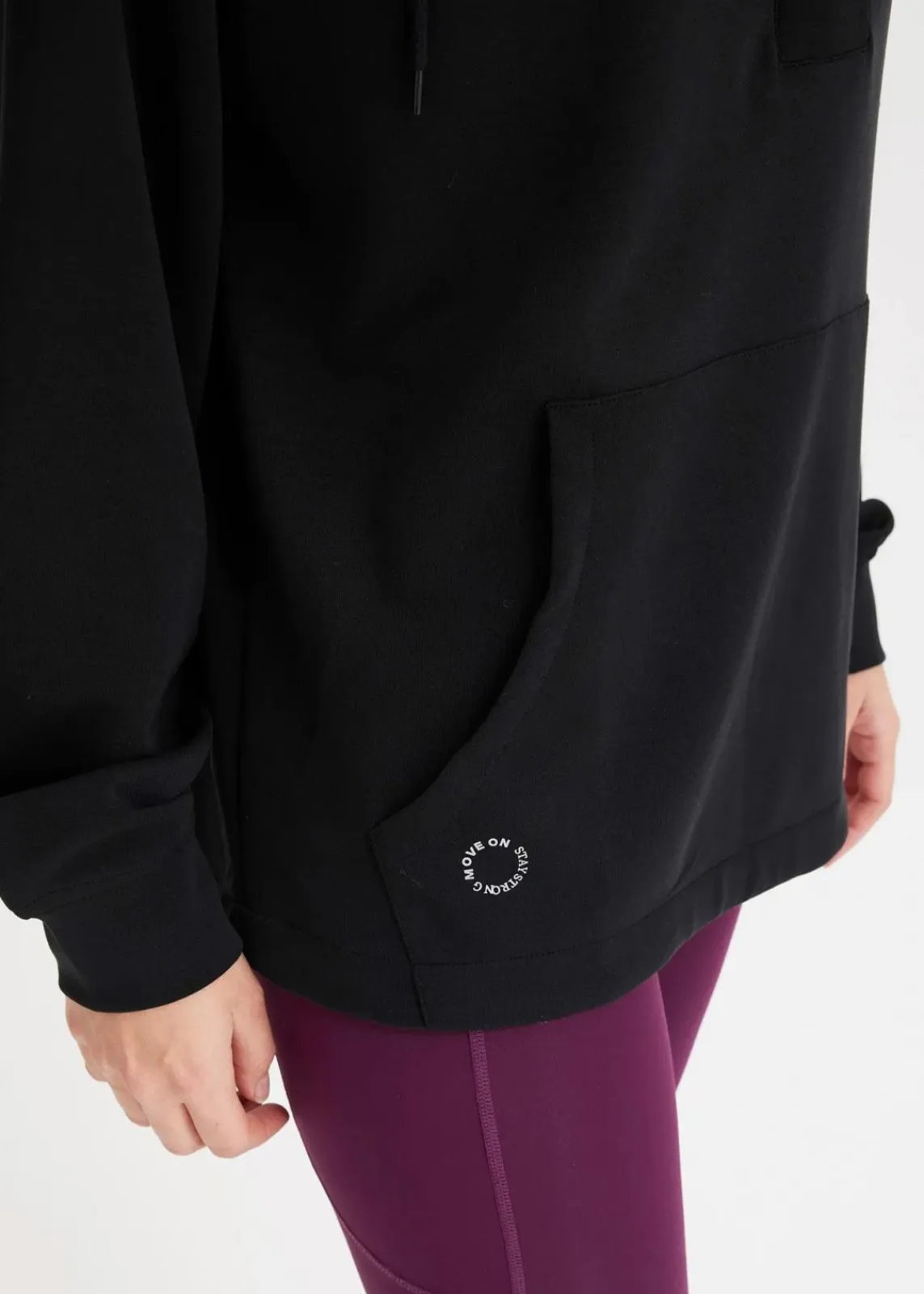 bonprix Bekleidung·Sweat|Bekleidung·Blusen & Tuniken^Oversized Sport-Hoodie mit Modal, ultrasoft schwarz