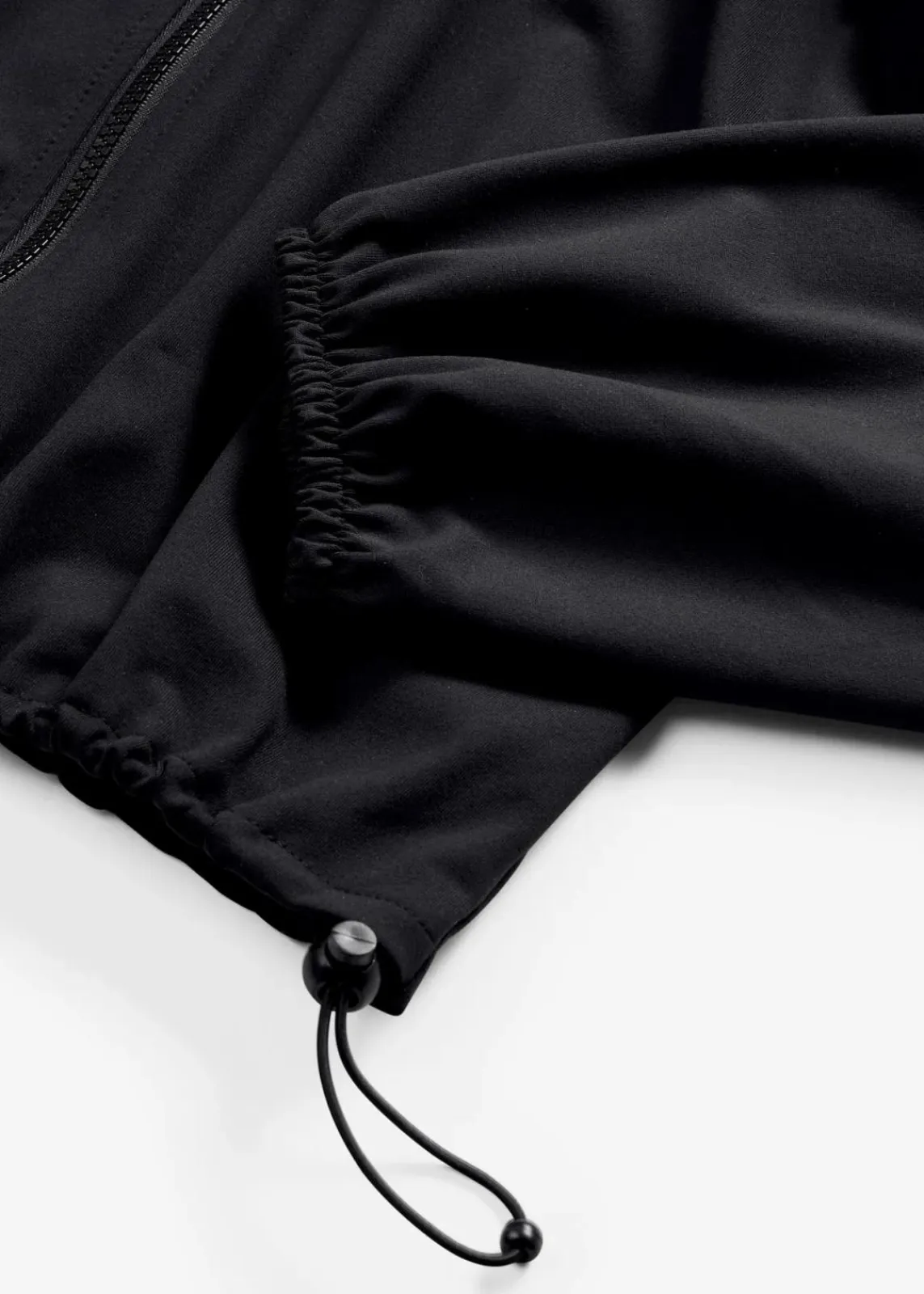 bonprix Bekleidung·Sweat|Bekleidung·Hosen^Oversized Sport-Jacke aus stabilem Baumwollgriff schwarz