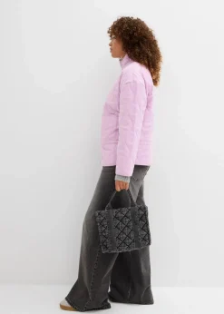 bonprix Bekleidung·Hosen|Jacken & Mäntel^Oversized Steppjacke rosa washed