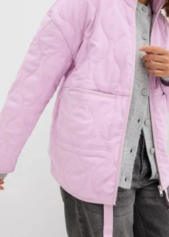 bonprix Bekleidung·Hosen|Jacken & Mäntel^Oversized Steppjacke rosa washed