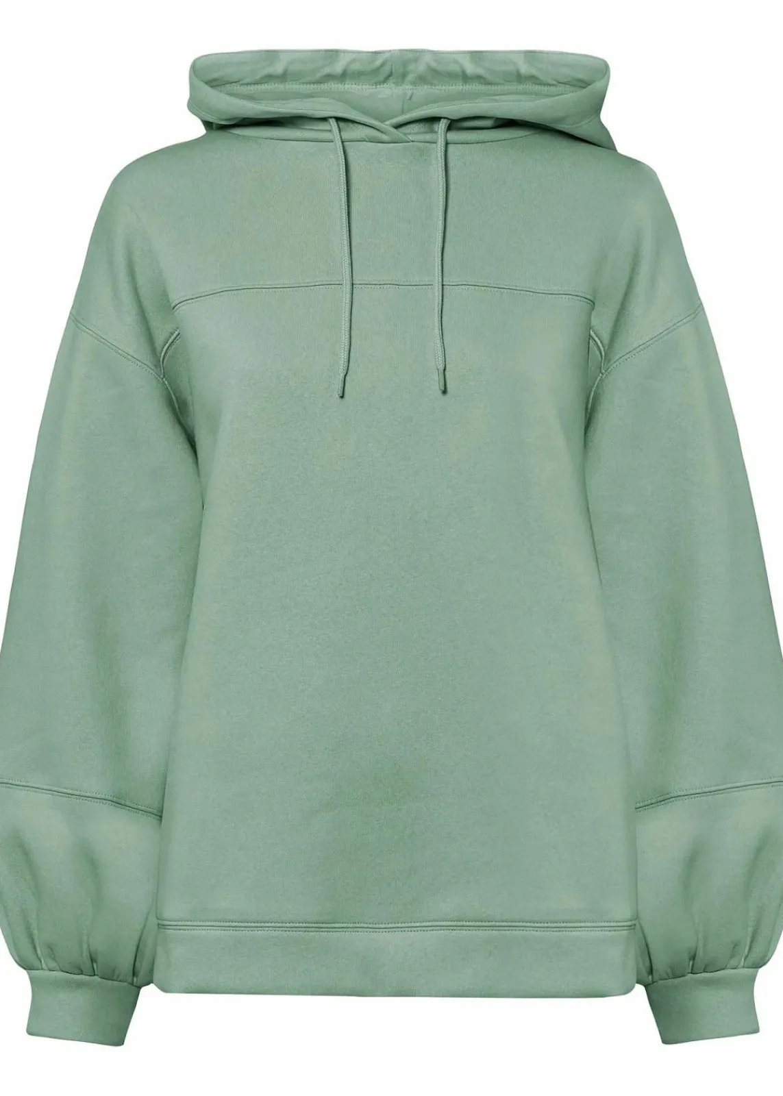 bonprix Bekleidung·Blusen & Tuniken|Sweat^Oversize-Kapuzen-Sweatshirt aus weichem Baumwoll-Mix rauchgrün