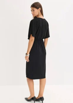bonprix Bekleidung·Pullover & Strickjacken|Festliche Mode^Oversize-Kleid schwarz