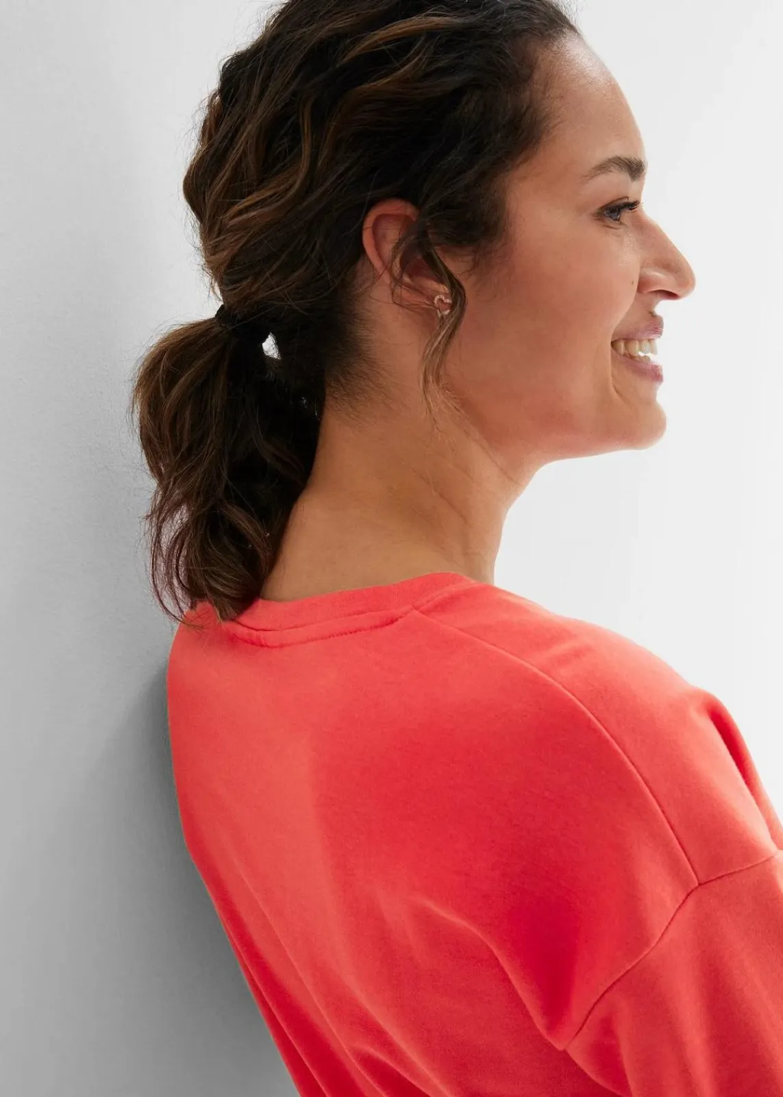 bonprix Kleider|Basics^Oversize-Kleid mit aus reiner Baumwolle (2er Pack) hibiskuspink+schwarz