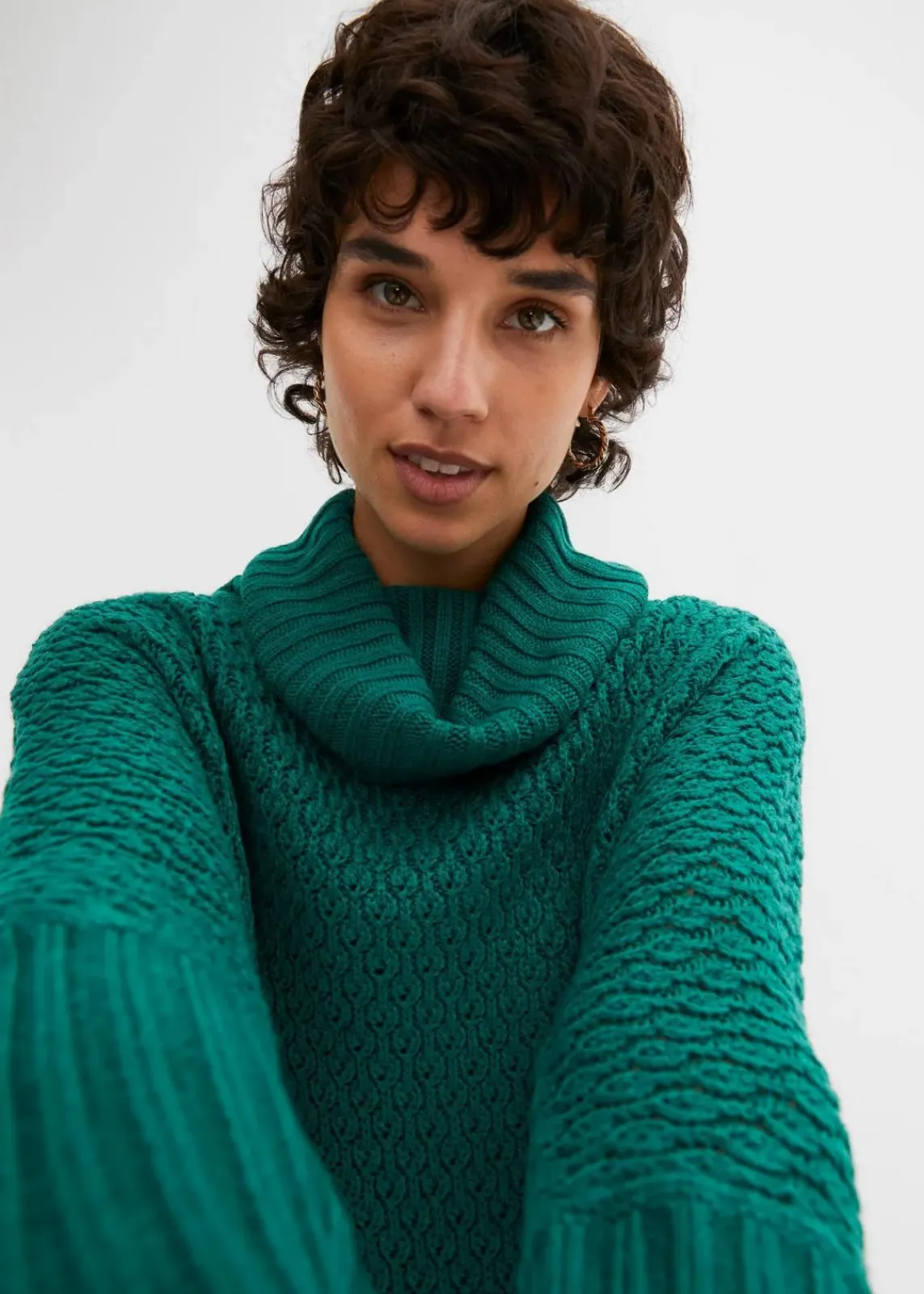 bonprix Strickmode|Pullover & Strickjacken^Oversize-Pullover brillantgrün