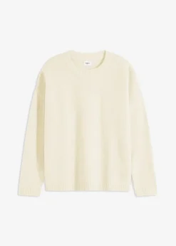 bonprix Bekleidung·Umstandsmode|Bekleidung·Jeans^Oversize-Pullover cremeweiß