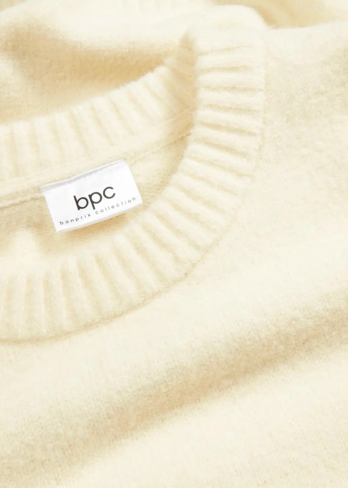 bonprix Bekleidung·Umstandsmode|Bekleidung·Jeans^Oversize-Pullover cremeweiß