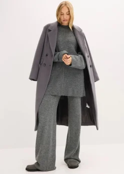 bonprix Pullover & Strickjacken|Strickmode^Oversize-Pullover anthrazit meliert