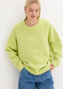 bonprix Bekleidung·Umstandsmode|Bekleidung·Jeans^Oversize-Pullover mintgrün