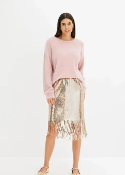 bonprix Pullover & Strickjacken|Bekleidung·Jeans^Oversize-Pullover aschrosa