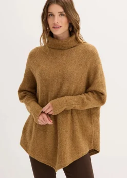 bonprix Strickmode|Pullover & Strickjacken^Oversize-Pullover cognac braun