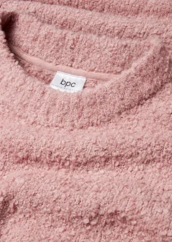 bonprix Pullover & Strickjacken|Bekleidung·Jeans^Oversize-Pullover aus Flauschgarn aschrosa