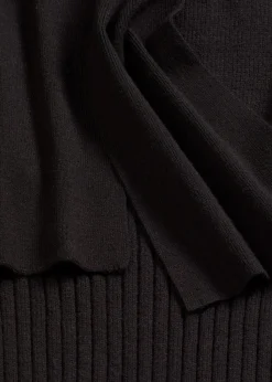 bonprix Bekleidung·Umstandsmode|Bekleidung·Jeans^Oversize-Pullover aus softem Viskose-Mix schwarz