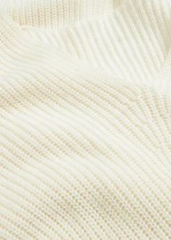 bonprix Bekleidung·Umstandsmode|Strickmode^Oversize-Pullover aus Woll-Mix cremeweiß