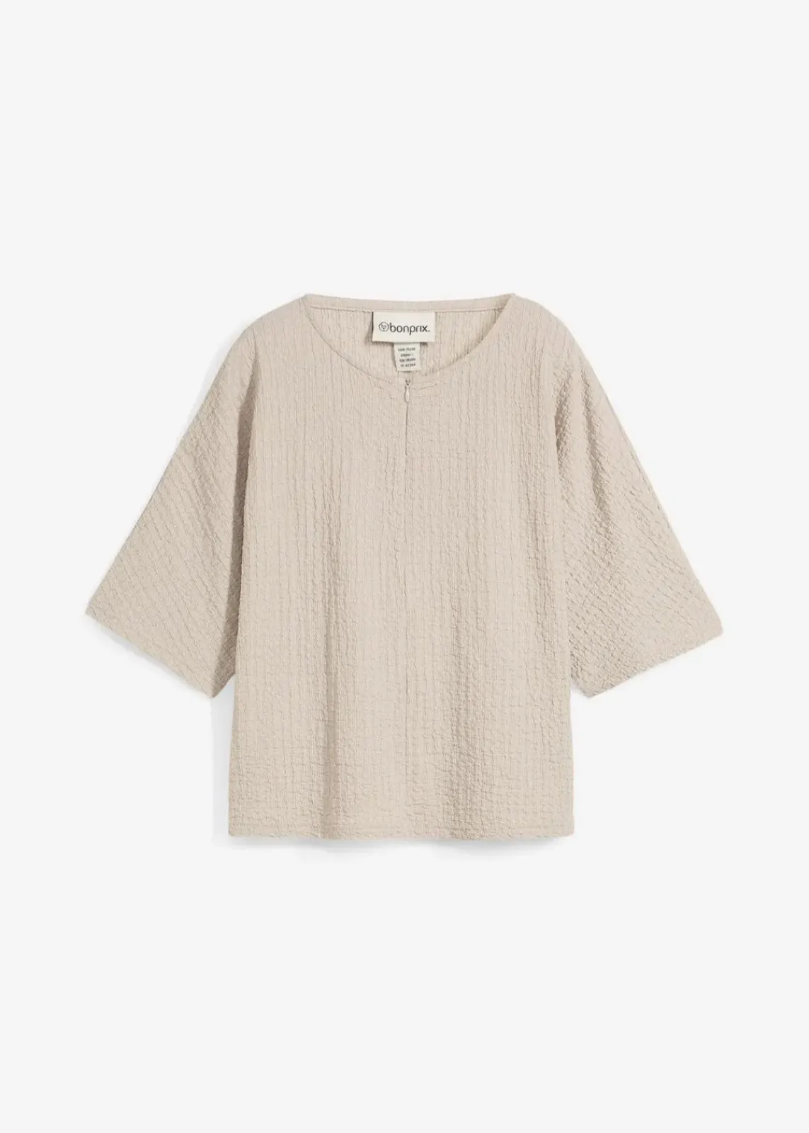 bonprix Shirts & Tops^Oversize-Shirt steingrau
