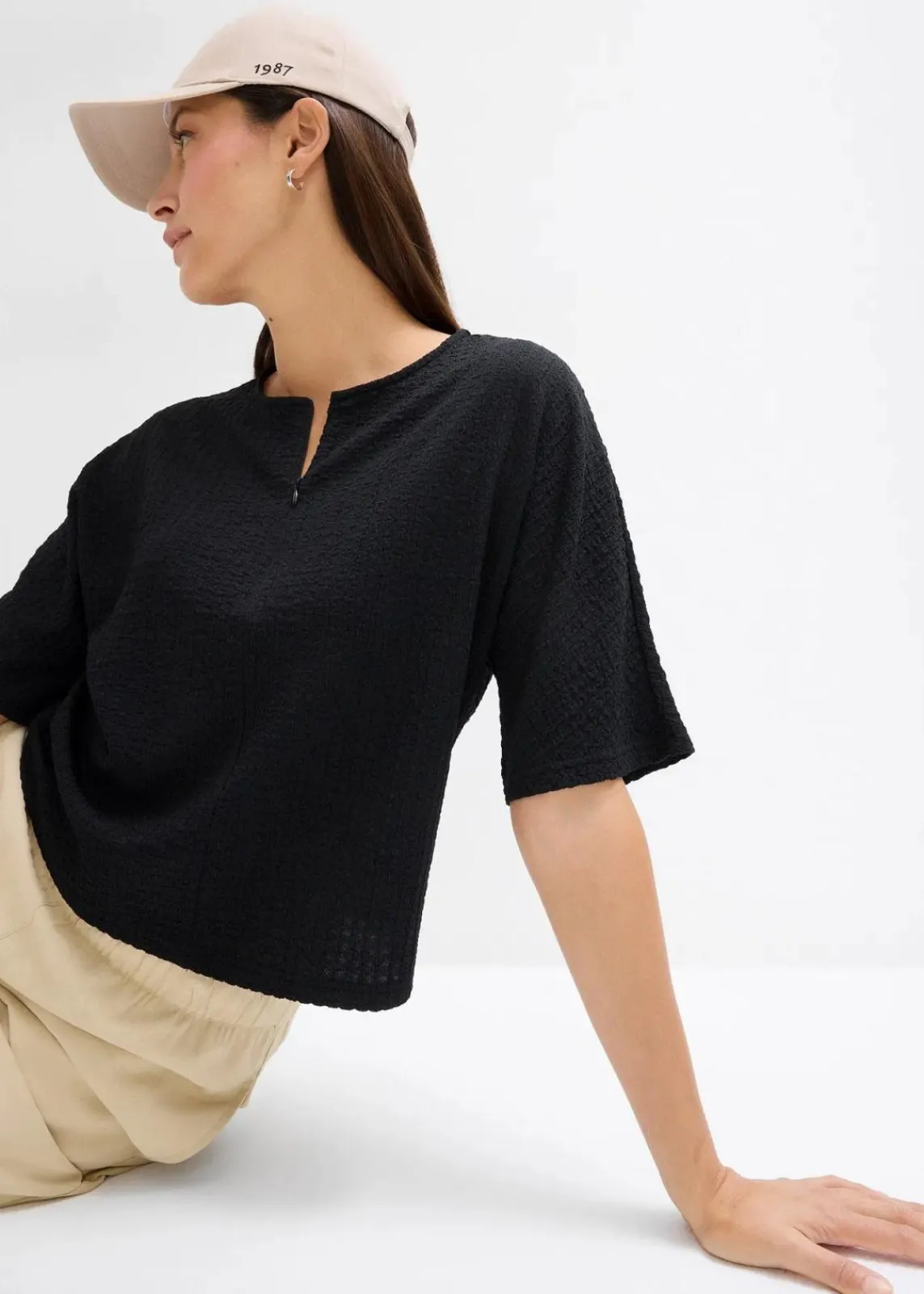 bonprix Shirts & Tops^Oversize-Shirt schwarz