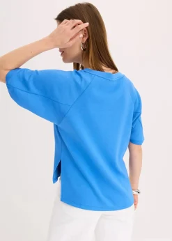 bonprix Shirts & Tops^Oversize-Shirt aus fließendem Viskose-Mix gletscherblau