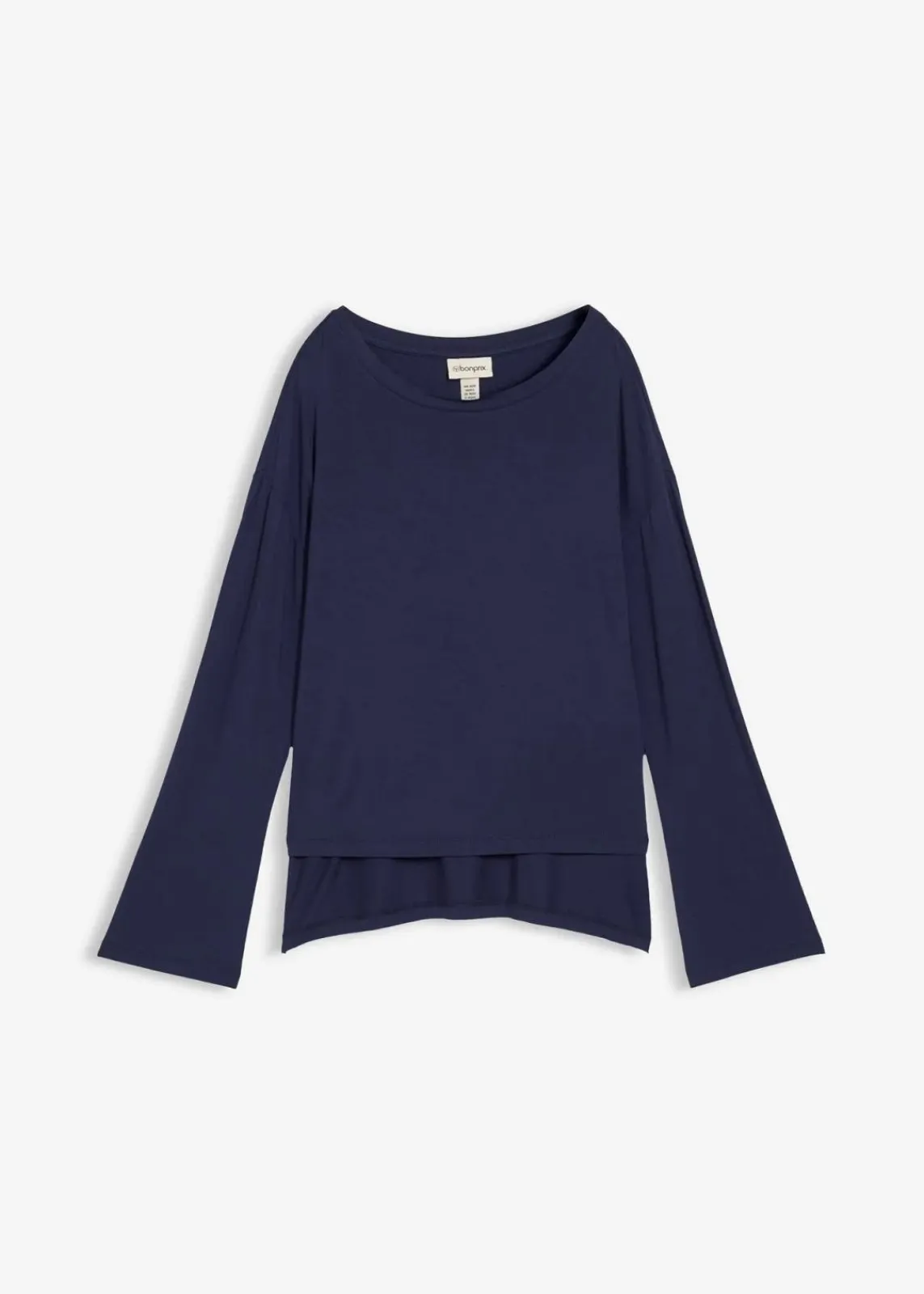 bonprix Shirts & Tops^Oversize-Shirt aus fließendem Viskose-Elasthan-Mix dunkelblau