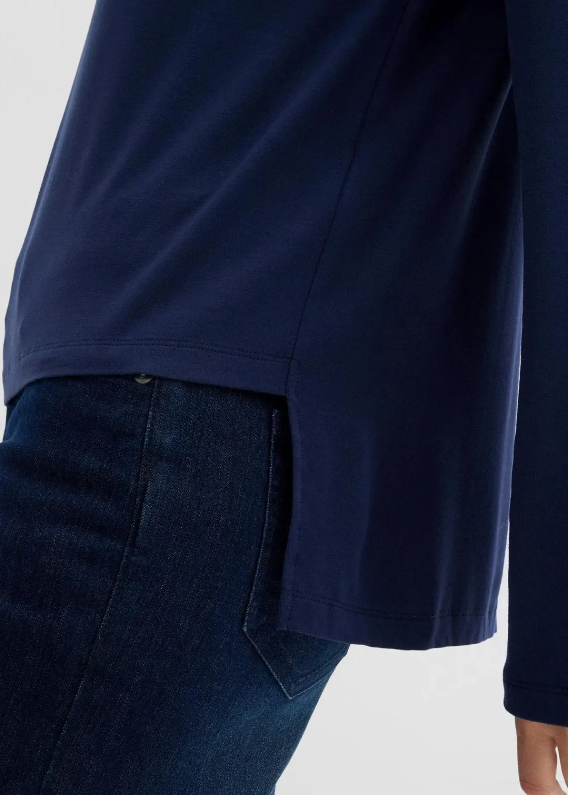 bonprix Shirts & Tops^Oversize-Shirt aus fließendem Viskose-Elasthan-Mix dunkelblau
