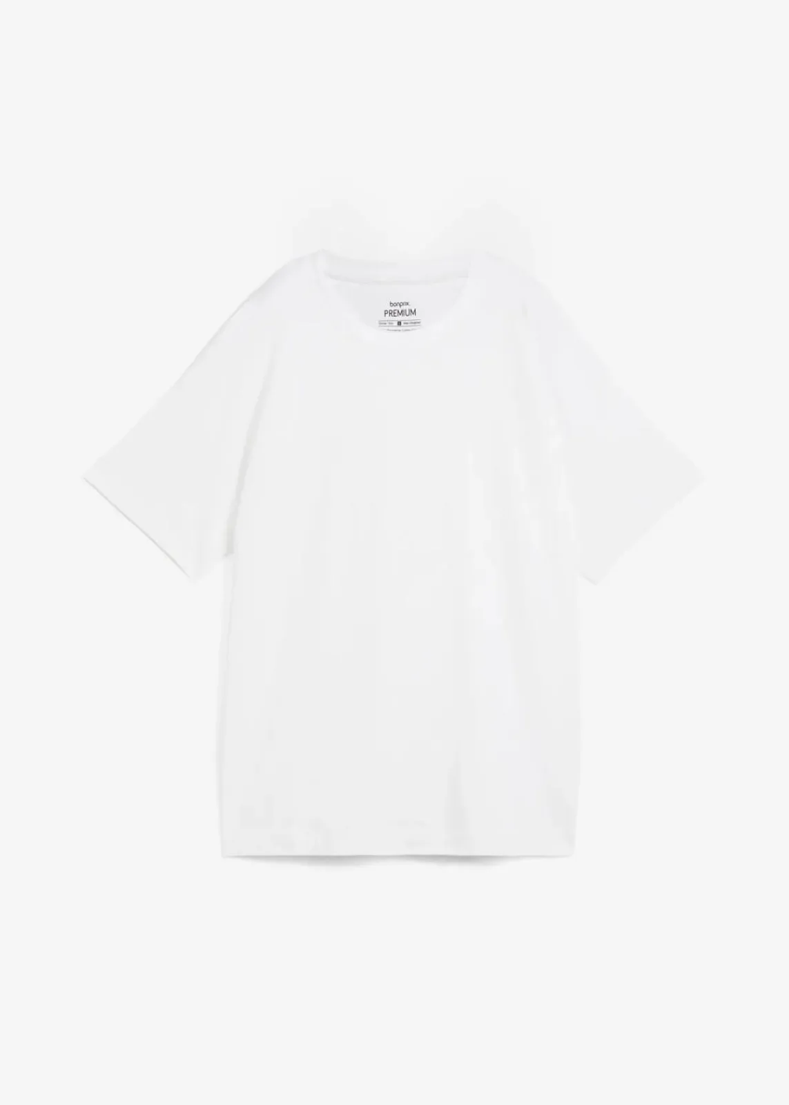 bonprix Bekleidung·Röcke|Basics^Oversize-Shirt aus reiner schwerer Bio-Baumwolle weiß