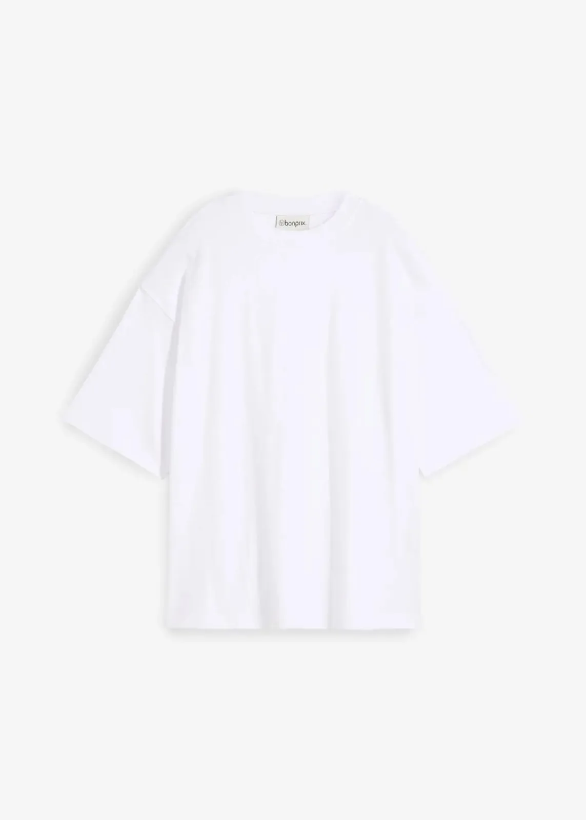 bonprix Nachhaltigere Materialien|Shirts & Tops^Oversize-Shirt aus reiner schwerer Bio-Baumwolle weiß