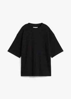 bonprix Nachhaltigere Materialien|Shirts & Tops^Oversize-Shirt aus reiner schwerer Bio-Baumwolle schwarz