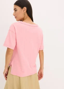 bonprix Shirts & Tops^Oversize-Shirt aus reiner Baumwolle softrosa