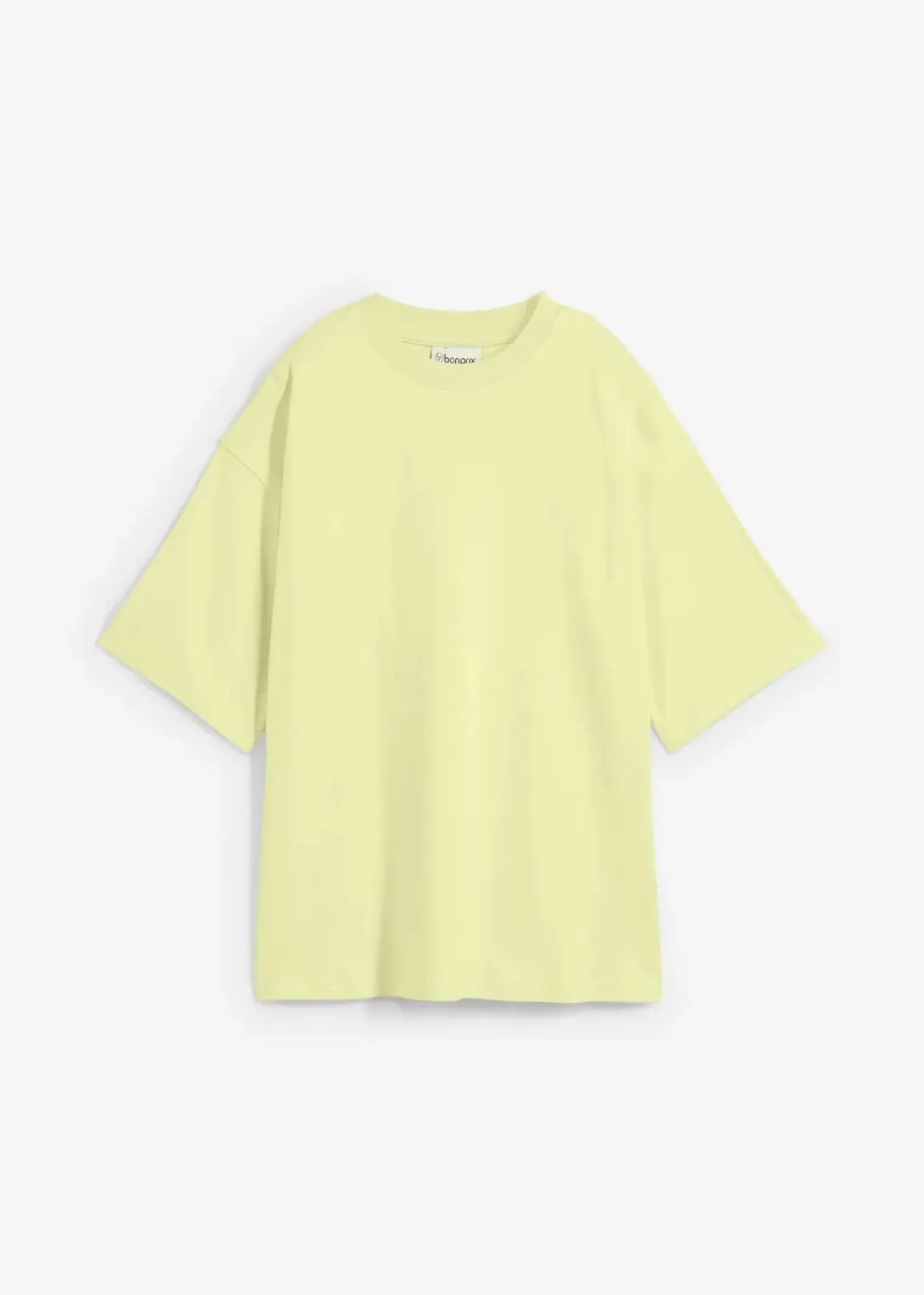 bonprix Nachhaltigere Materialien|Shirts & Tops^Oversize-Shirt aus reiner schwerer Bio-Baumwolle zitronensorbet