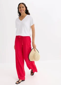 bonprix Shirts & Tops^Oversize-Shirt aus softem Viskose-Mix weiß