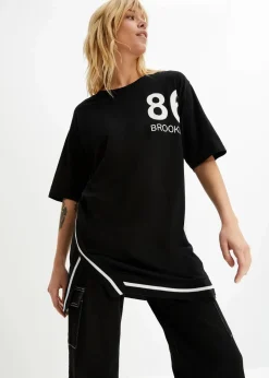 bonprix Shirts & Tops^Oversize-Shirt aus softem Viskose-Mix schwarz