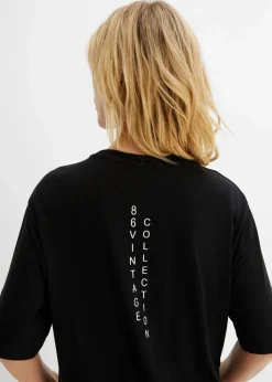 bonprix Shirts & Tops^Oversize-Shirt aus softem Viskose-Mix schwarz