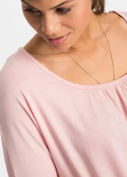 bonprix Shirts & Tops^Oversize-Shirt aus Viskose-Mix altrosa