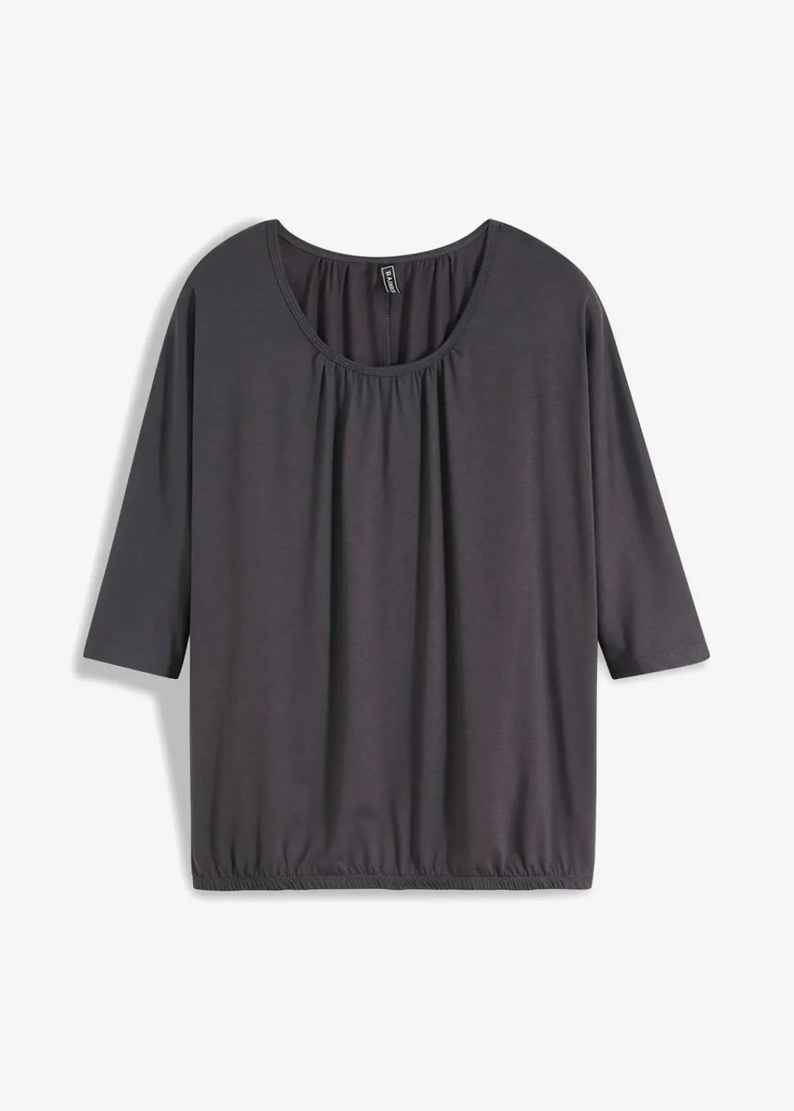 bonprix Shirts & Tops^Oversize-Shirt aus Viskose-Mix schiefergrau