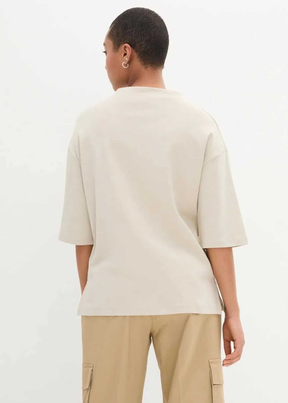 bonprix Shirts & Tops^Oversize-Shirt Shirt aus reiner Bio-Baumwolle kitt
