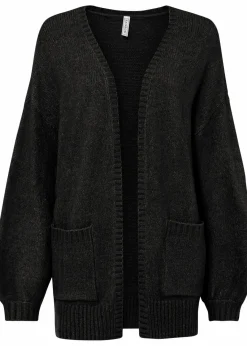 bonprix Strickmode|Pullover & Strickjacken^Oversize-Strickjacke schwarz