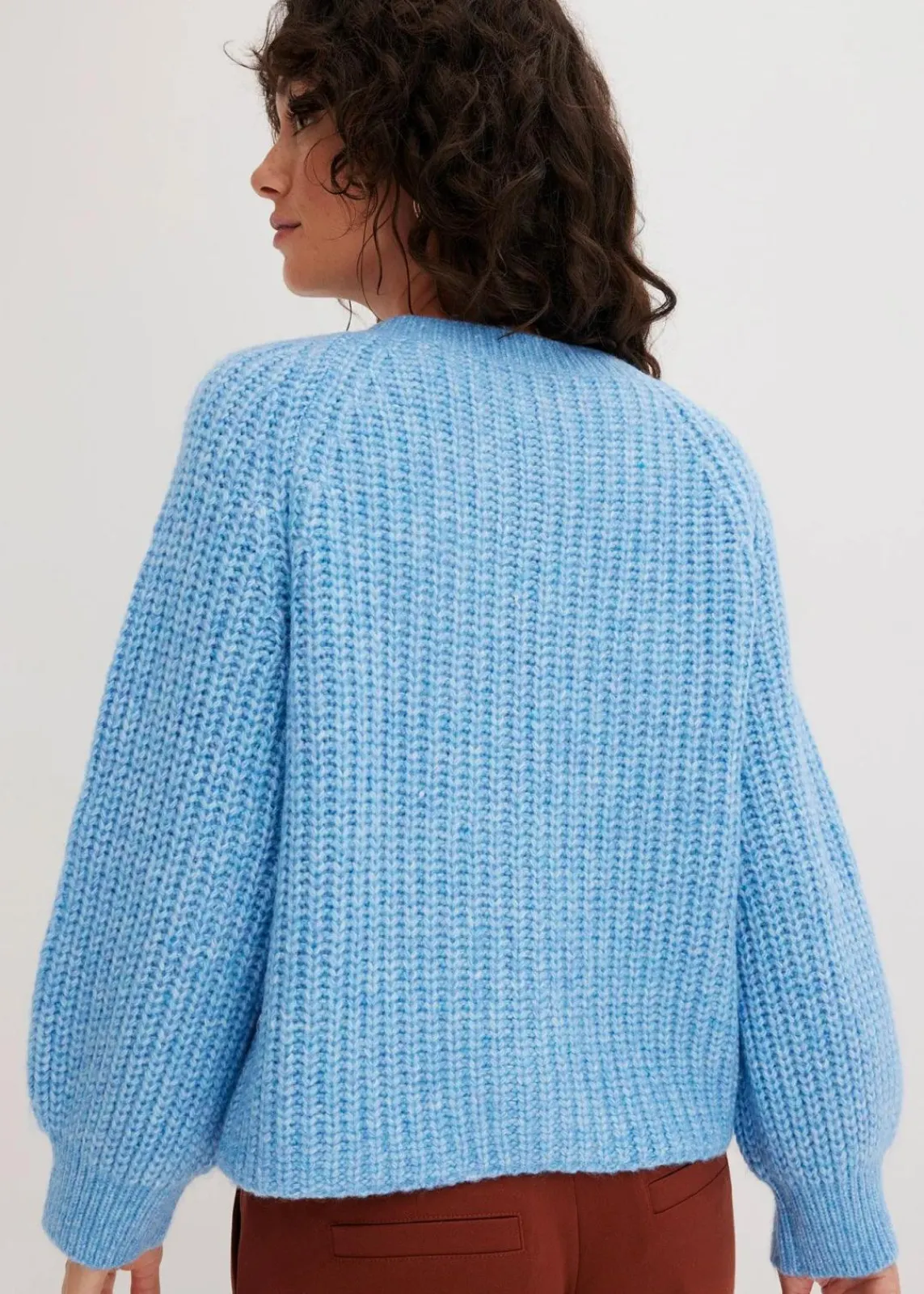 bonprix Bekleidung·Umstandsmode|Strickmode^Oversize-Strickjacke brilliantblau