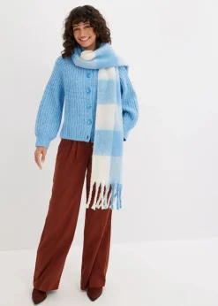 bonprix Bekleidung·Umstandsmode|Strickmode^Oversize-Strickjacke brilliantblau