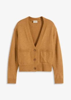bonprix Bekleidung·Umstandsmode|Strickmode^Oversize-Strickjacke haselnuss
