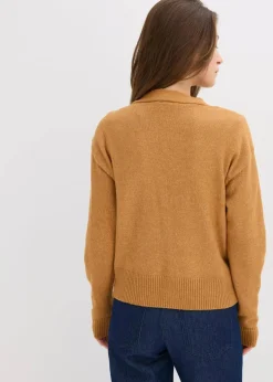 bonprix Bekleidung·Umstandsmode|Strickmode^Oversize-Strickjacke haselnuss