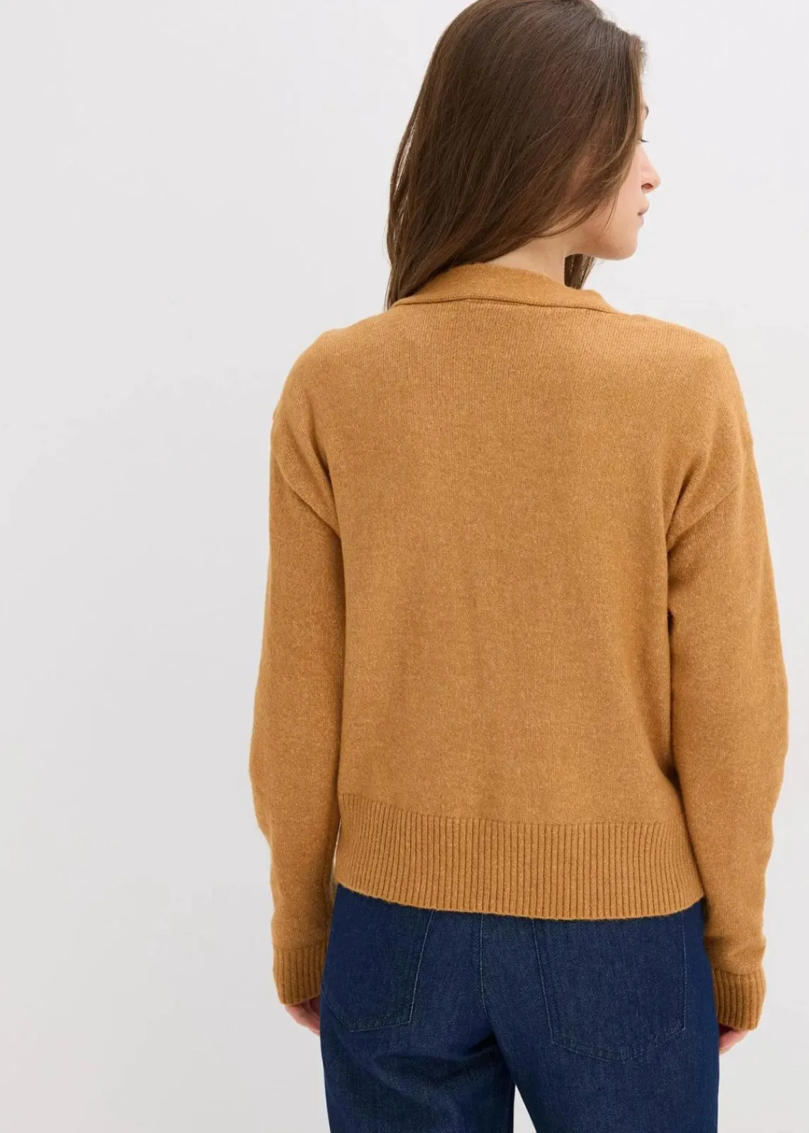 bonprix Bekleidung·Umstandsmode|Strickmode^Oversize-Strickjacke haselnuss