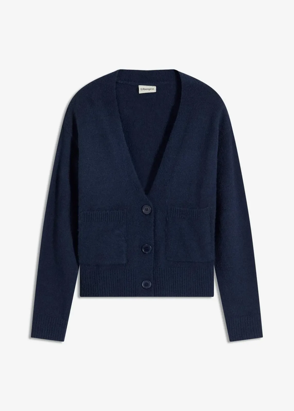 bonprix Bekleidung·Umstandsmode|Strickmode^Oversize-Strickjacke dunkelblau