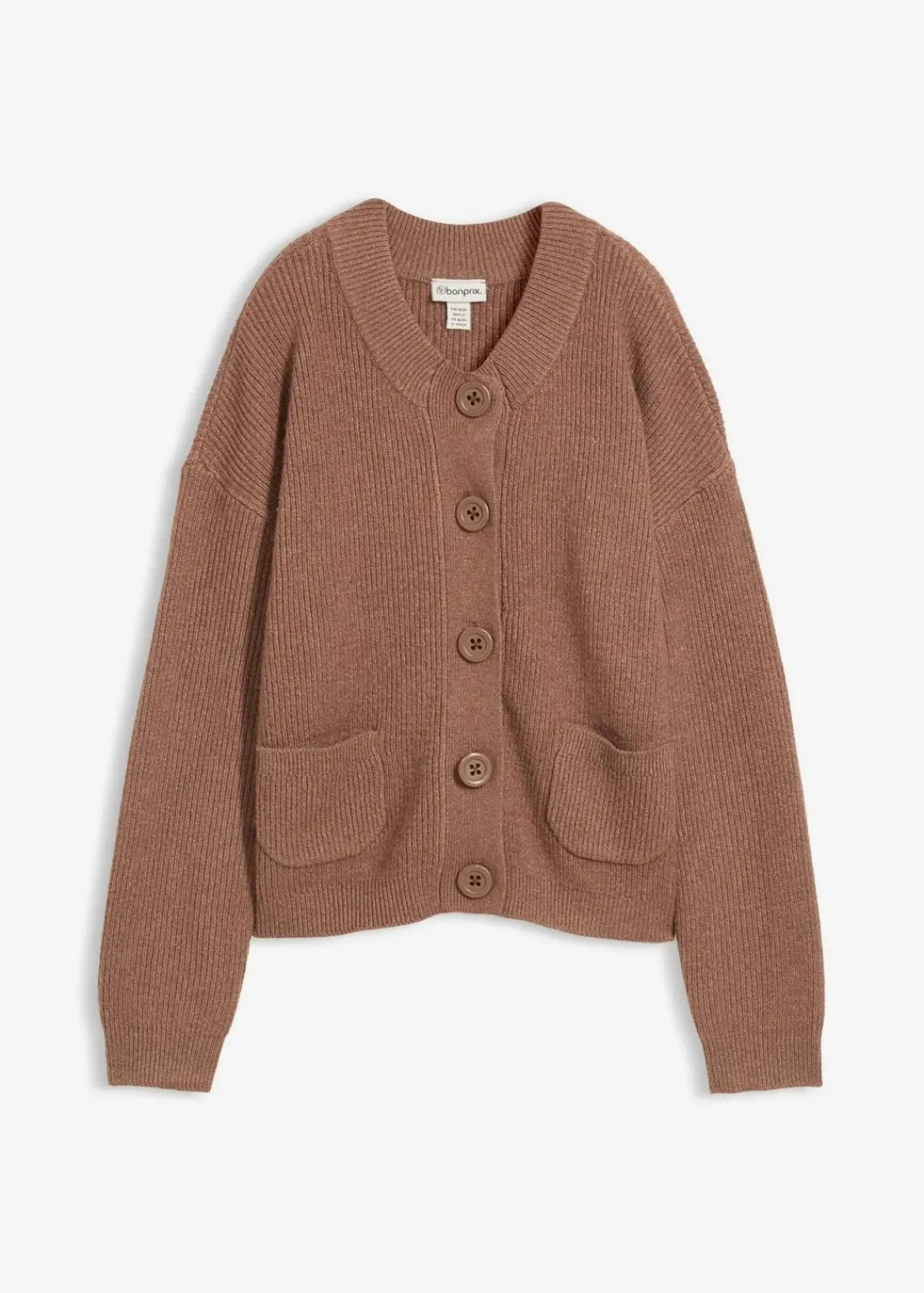 bonprix Bekleidung·Umstandsmode|Strickmode^Oversize-Strickjacke schokosorbet