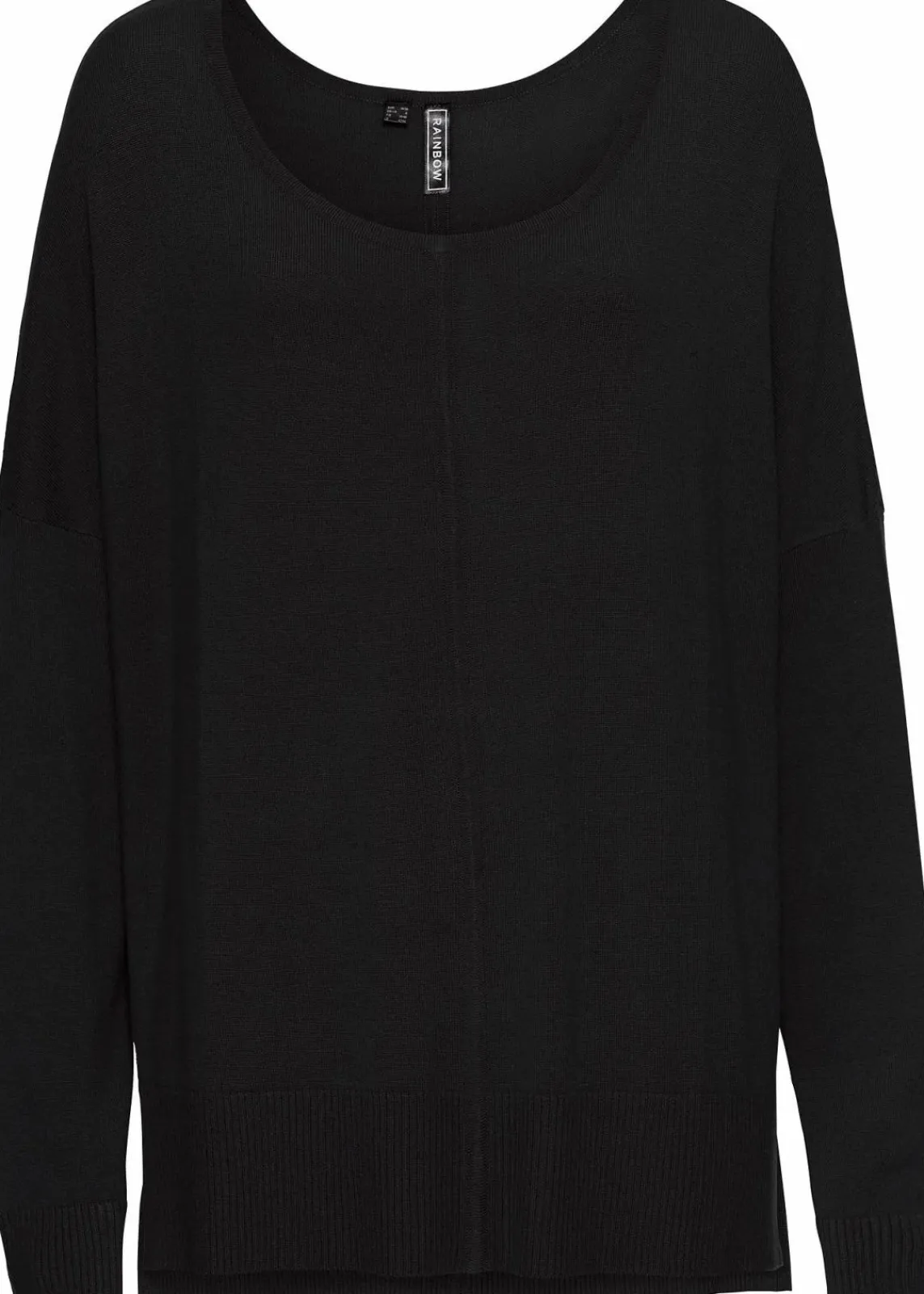 bonprix Bekleidung·Umstandsmode|Strickmode^Oversize-Strickpullover schwarz