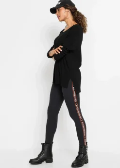 bonprix Bekleidung·Umstandsmode|Strickmode^Oversize-Strickpullover schwarz