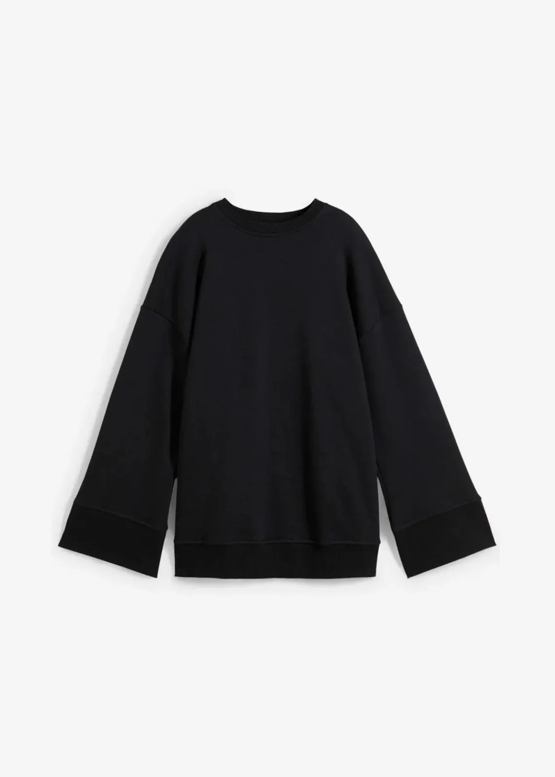 bonprix Bekleidung·Blusen & Tuniken|Sweat^Oversize-Sweatshirt schwarz