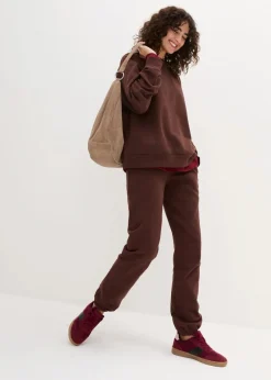 bonprix Bekleidung·Röcke|Bekleidung·Blusen & Tuniken^Oversize-Sweatshirt aus reiner schwerer Bio-Baumwolle terrabraun